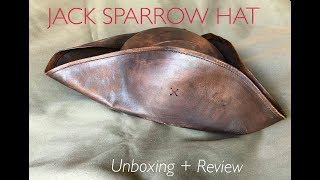 The BEST Jack Sparrow Hat Unboxing  Review [upl. by Ahsiemal]