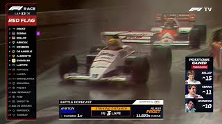 If The 1984 F1 Monaco Grand Prix Had Modern Graphics [upl. by Kilmarx]