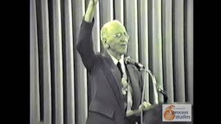 Charles Hartshorne Lecture  The Idea of Dual Transcendence 1986 [upl. by Siduhey]