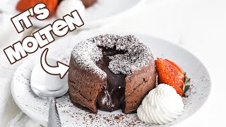 Molten Chocolate Lava Cake Recipe [upl. by Pauiie778]