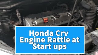 2012 Honda CRV Rattle on start up fix [upl. by Ainerbas]