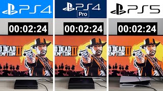 Red Dead Redemption 2  PS5 vs PS4 Pro vs PS4 [upl. by Alverta]