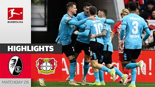 26 Games Unbeaten Wirtz Schick amp Co Shined  SC Freiburg  Bayer 04 Leverkusen 23  Highlights [upl. by Busiek]