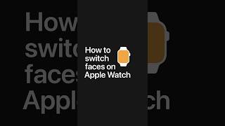 How to switch faces on Apple Watch  Apple Support [upl. by Salocin64]