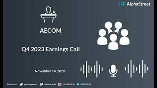 AECOM Q4 2023 Earnings Call [upl. by Orlan709]