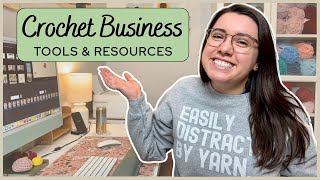 Eight Essential CROCHET BUSINESS Resources and Tools Resources I Use in My Business EVERYDAY [upl. by Accber]