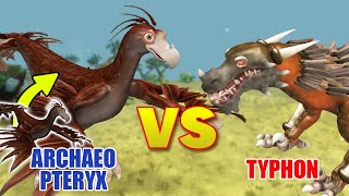 Archaeopteryx vs Typhon  Dino vs Titan S4E9  SPORE [upl. by Leitman379]