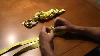 How to Tie and Store a Rescue Webbing Loop [upl. by Sigismond759]