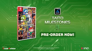 Taito Milestones 3  PreOrder amp Release Date 20241210 Announcement Trailer [upl. by Latona]