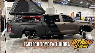 SEMA 2022 WARN Group Shows Off A Built Toyota Tundra Overlander [upl. by Oeflein]