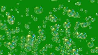 Free Soap Bubbles Green Screen Background [upl. by Aloiv659]