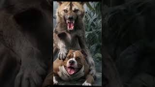 African wild dog vs most powerful dog fitfullyhuskyrottweiler [upl. by Hurley]