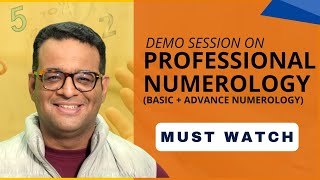 PROFESSIONAL NUMEROLOGY DEMO CLASS  VEDIC AND PYTHAGOREAN  SIDDHARTHA BHARDWAJ [upl. by Nerrej11]