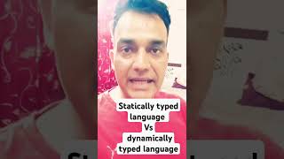 Statically typed language Vs dynamically typed language [upl. by Ardied]