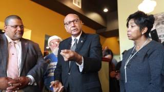 Khizr Khan campaigns for Hillary Clinton [upl. by Torbart]