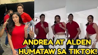 Andrea Brillantes Alden Richards HUMATAW ng SAYAW Sa TiktokAndrea Brillantes Alden Richards Tiktok [upl. by Ahilam]