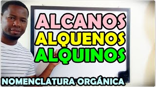 NOMENCLATURA DE ALCANOS ALQUENOS Y ALQUINOS [upl. by Balliett]