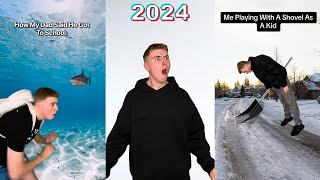 1 HOUR LUKE DAVIDSON TikTok Compilation 1  Funny Luke Davidson 2024 [upl. by Iclek]