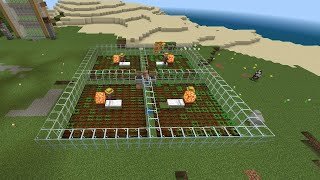 carrot farm in Minecraft Bedrock edition [upl. by Evangelist]