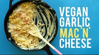 Vegan Garlic Mac n Cheese  Minimalist Baker Recipes [upl. by Eiromem]