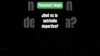 394 Definición de nutrición deportiva nutricion [upl. by Luciano]