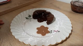 fondant au chocolat coeur coulant [upl. by Atilamrac]