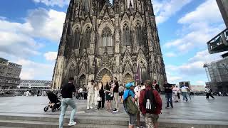 Cologne Germany Walking Tour Cologne Cathedral Kolner Dom 4K [upl. by Therine]