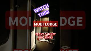 MOBI LODGE CARAVAN OUTSIDE CABINET LED LIGHTING [upl. by Ecirtram]