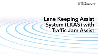 Accord with Honda Sensing® – Lane Keeping Assist System with Traffic Jam Assist [upl. by Morris]