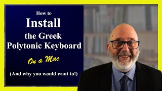 02 1Mac How to install the Greek Polytonic Keyboard on a Mac Ver3 [upl. by Leva690]