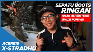 REVIEW SEPATU BOOTS ACERBIS XSTRADHU  SEPATU DUAL PURPOSE GANTENG YANG WAJIB KAMU PUNYA [upl. by Renick]