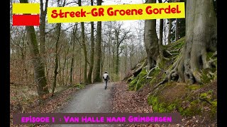 streekGR Groene Gordel deel1 van Halle naar Grimbergen [upl. by Arat]