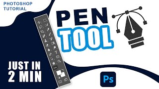 Master pen tool shape in just 2 min  Photoshop Tutorial iDesign [upl. by Norvol254]