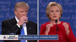 Full video TrumpClinton first presidential debate [upl. by Elisa512]