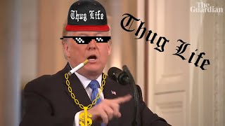 Donald Trump Ultimate Thug Life Compilation  2020 [upl. by Nauqaj]