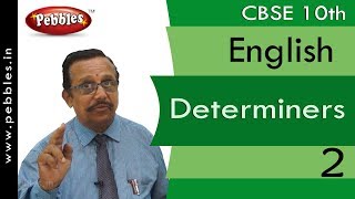 Determiners2  EnglishWork Book  English CBSE Class 10 [upl. by Uriel]