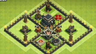 Th9 Best Defense Base Clash of clan 2018  Coc Th9 best base  Trophy Base War Base [upl. by Rella]