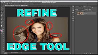 Photoshop Refine edge tool does not show problem solved [upl. by Adnaval]