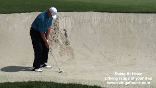 Steve Stricker amp Ernie Els Bunker Shots [upl. by Attenehs]