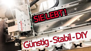 Die wohl stabilste DIY CNC Fräse erwacht zum Leben  Details Bauteile und Anschlüsse erklärt [upl. by Rasla]