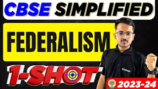 Federalism  Class 10 Civics Chapter 2  One Shot  CBSE SIMPLIFIED [upl. by Nylarak]