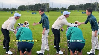 Rory McIlroy seems to have zero clue who Tom Holland is at the 2024 BMW Championship [upl. by Tawsha]