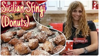 Sicilian Sfingi  Zeppole  Mother In Law Recipe ‼️ [upl. by Adnilrem990]