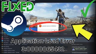 How to Fix Steam Application Load Error 30000065432  Steam Error [upl. by Matusow]