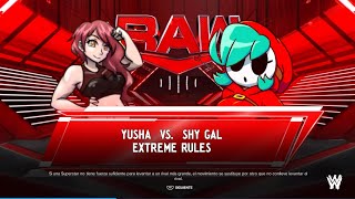 WWE 2K24 YUSHA VS SHY GAL FIGHT WILL QUALIFY FOR THE EUROPEAN CHAMPIONSHIP IN WRESTLEMANIA [upl. by Yalonda61]