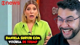 DANIELA SURTA AO VIVO COM VITÓRIA DE TRUMP E MEDO DA VOLTA DO BOLSONARO [upl. by Dominica448]