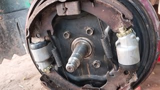 how replace brake new cylindermecanical automobile mechanicyoutubevideo viralvideo video yt [upl. by Aneerhs519]