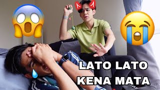 LATO LATO KEN4 MATA AQIL 😭 PRANK AKIDDOS 😈 [upl. by Lukey918]