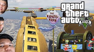 Krusty Krab Parkour In GTA 5   Gta 5 Malaysia W OOHAMIJoewsampTF [upl. by Oliver]