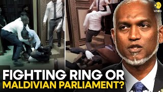 Maldives parliament ruckus Why did MPs engage in a fistfight during parliamentary proceedings [upl. by Ullman168]